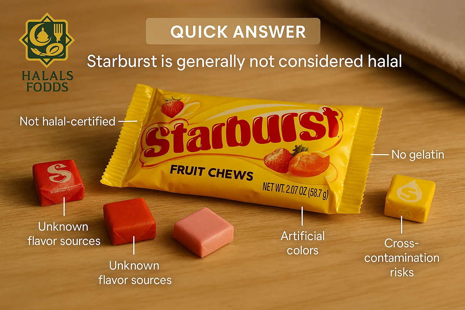Is Starburst Halal