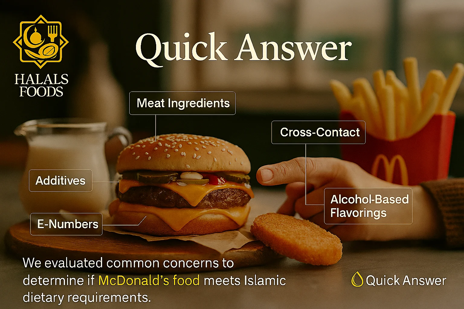 Is McDonald’s halal in USA