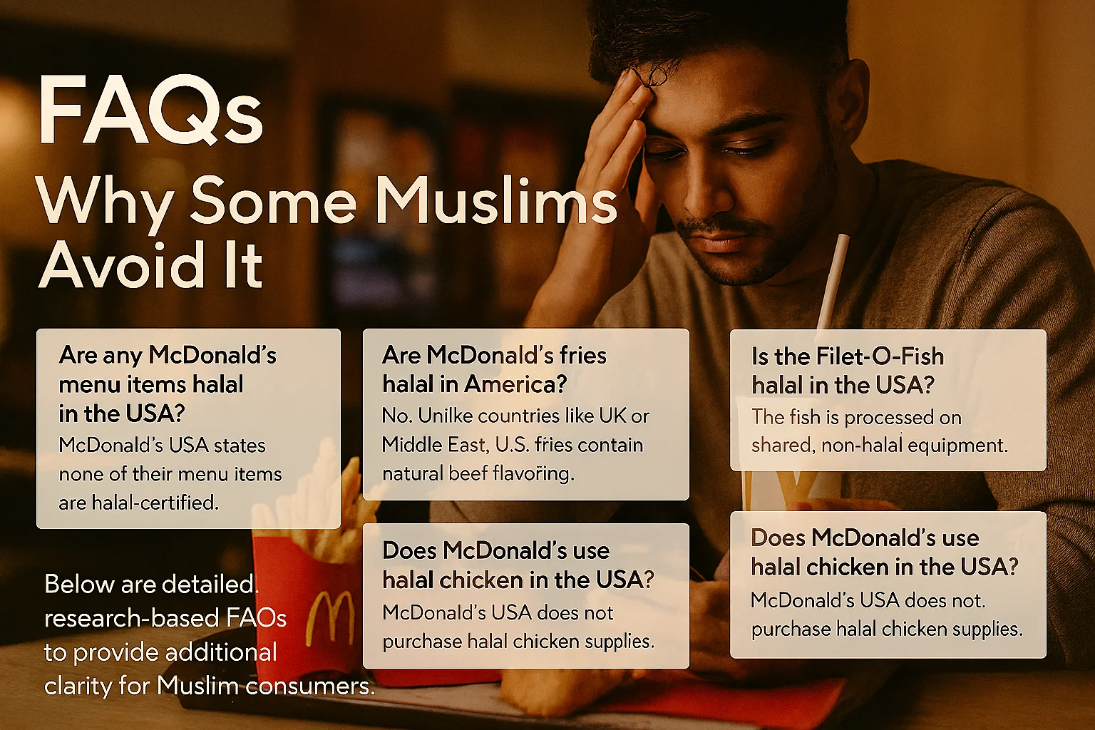 Is McDonald’s halal in USA