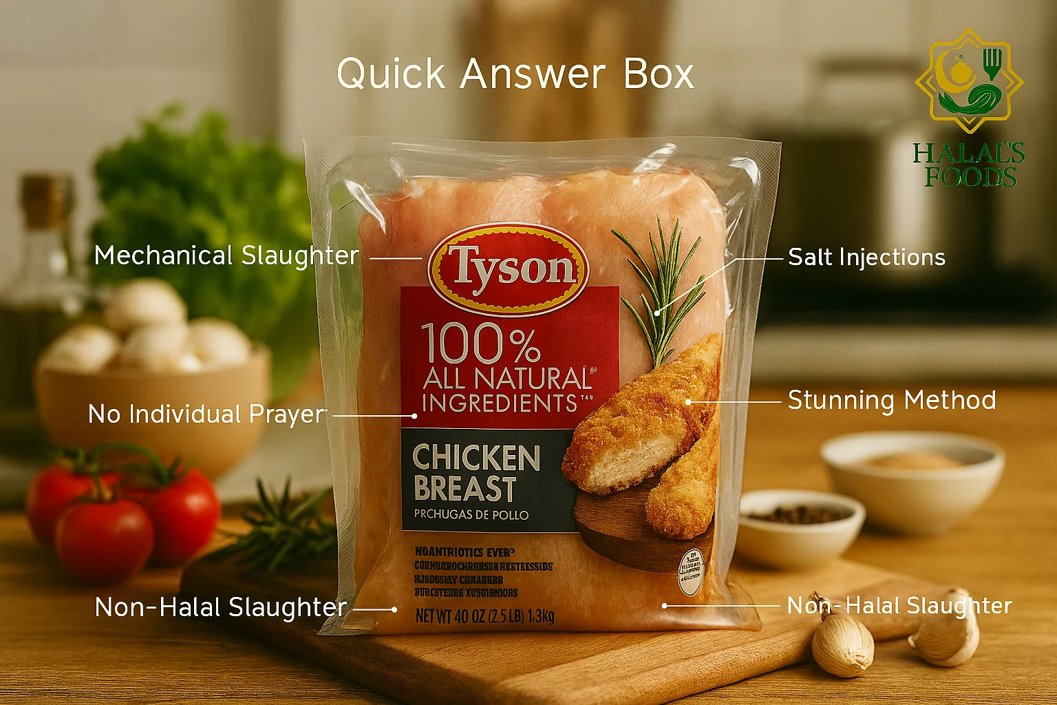 Is Tyson chicken halal