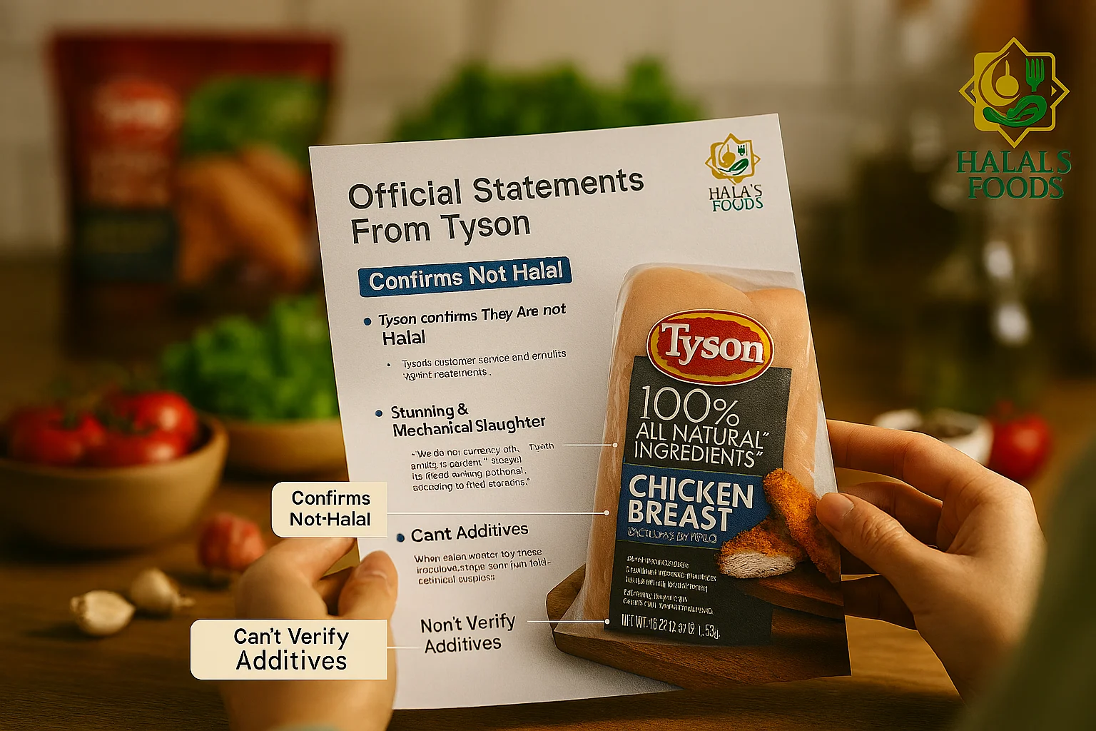 Is Tyson chicken halal