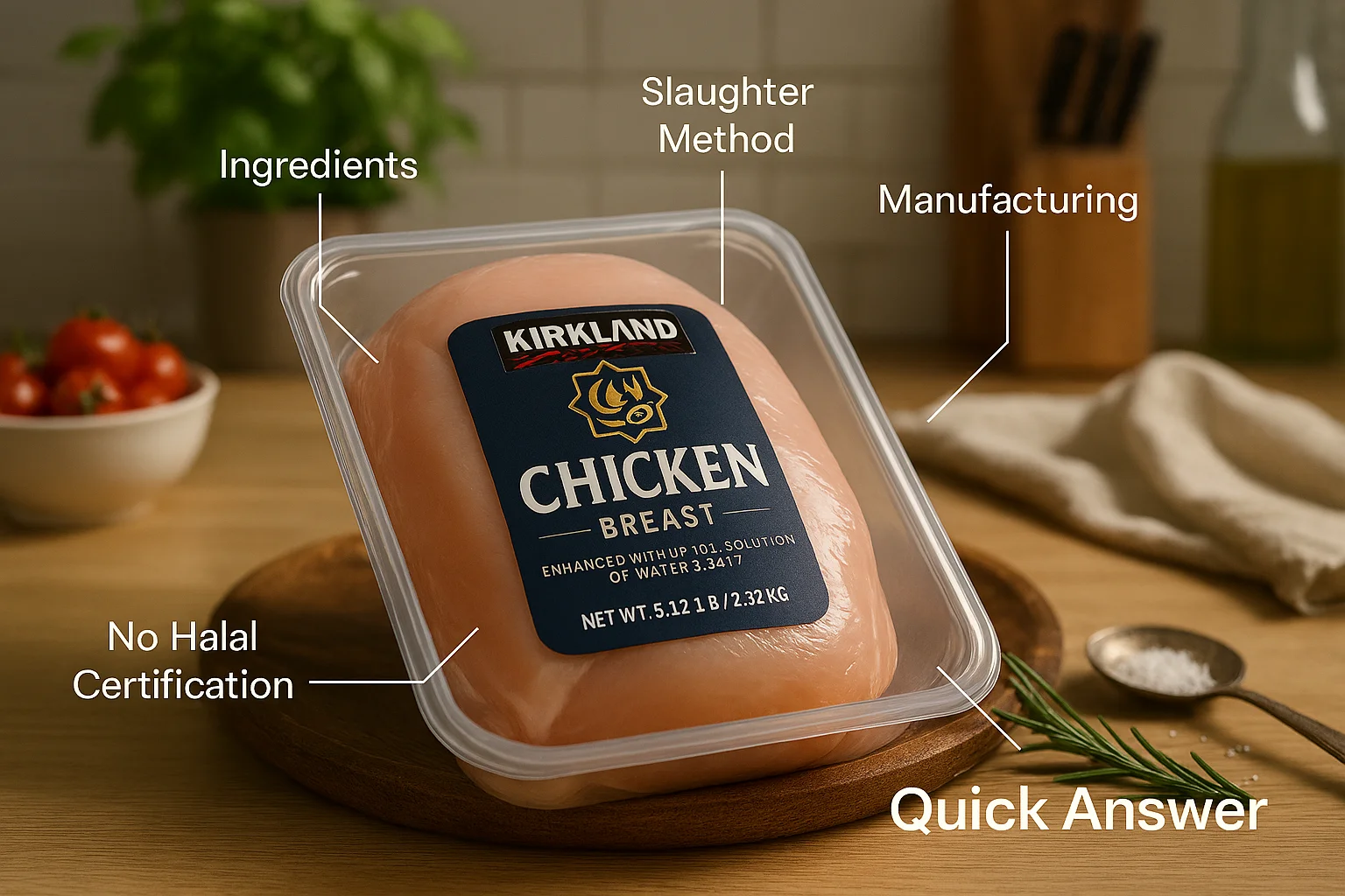 Is Kirkland (Costco) Chicken Halal