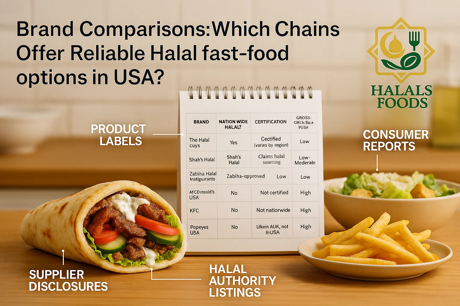 Halal Fast-Food Options in USA