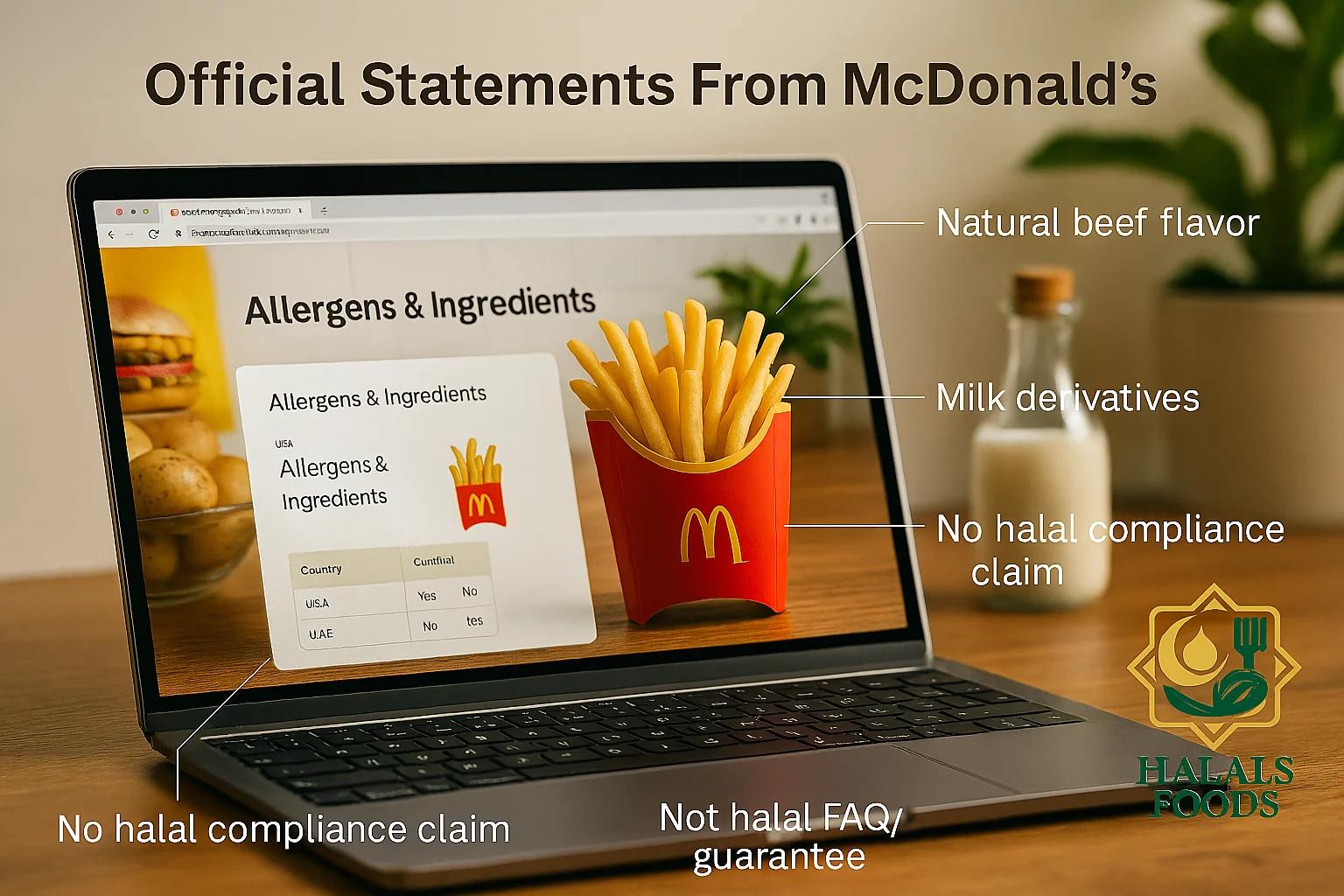 Are McDonald’s Fries Halal