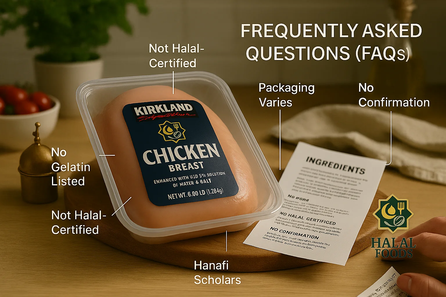 Is Kirkland (Costco) Chicken Halal