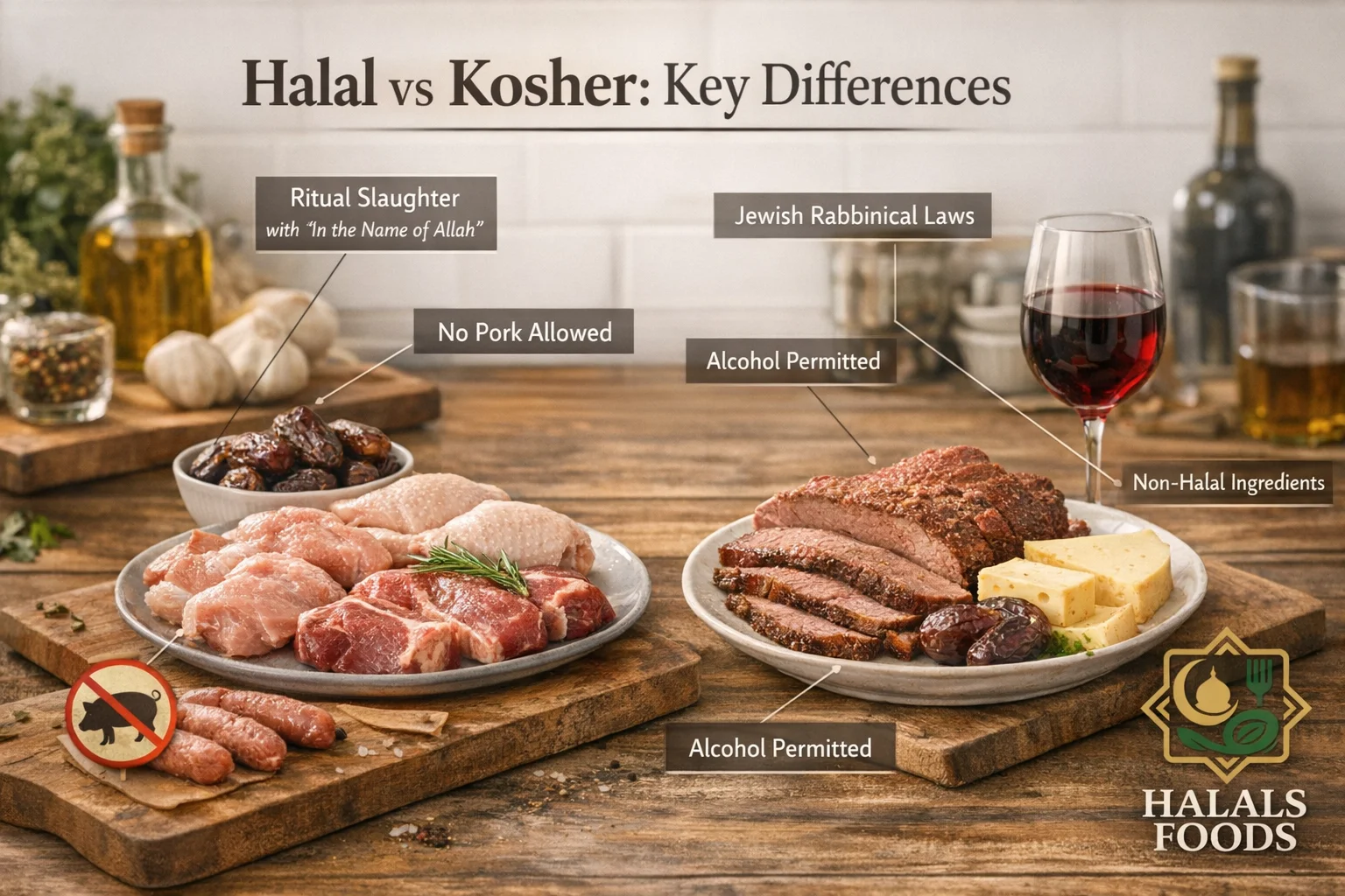 Difference Between Halal & Kosher