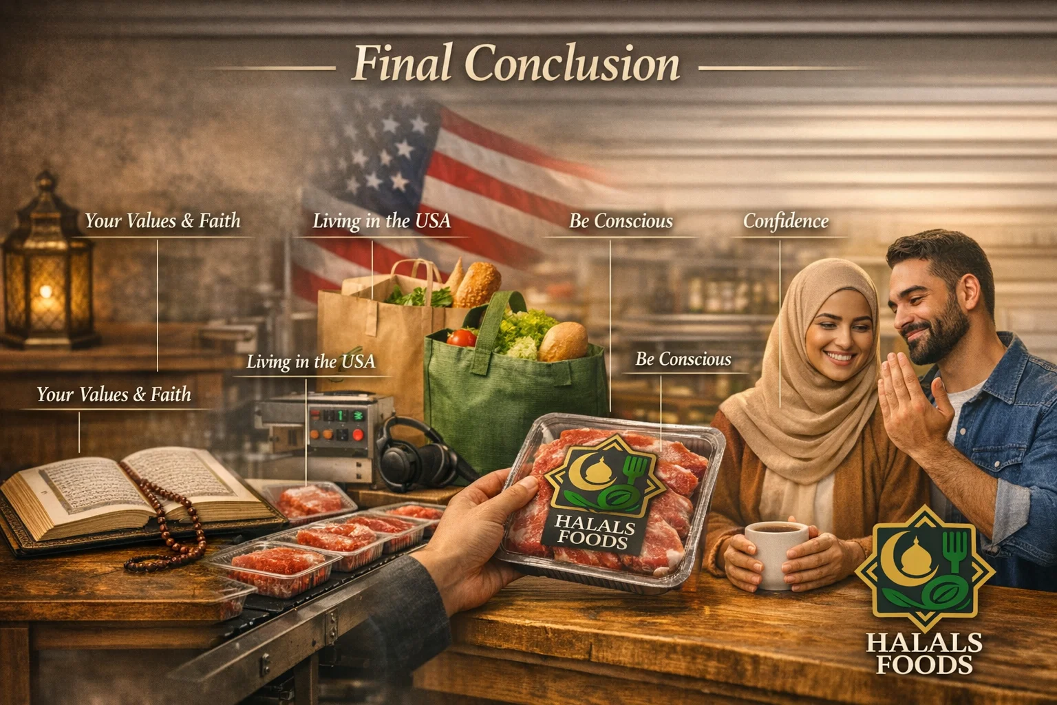 How to identify halal meat in USA