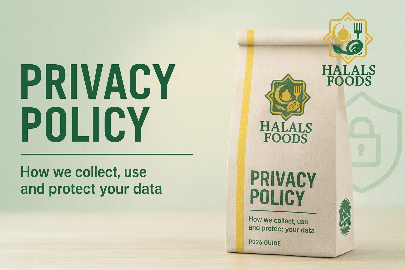 Privacy Policy HalalsFoods.com – Your Data & Privacy Protection