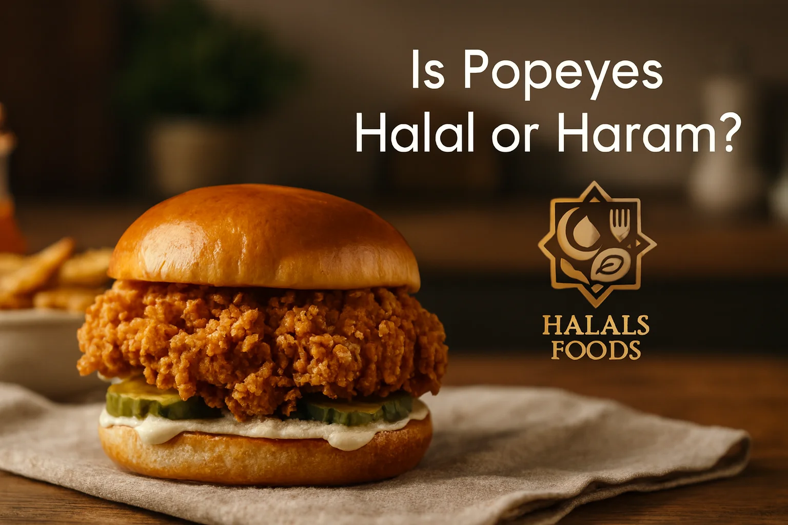 Is Popeyes chicken halal